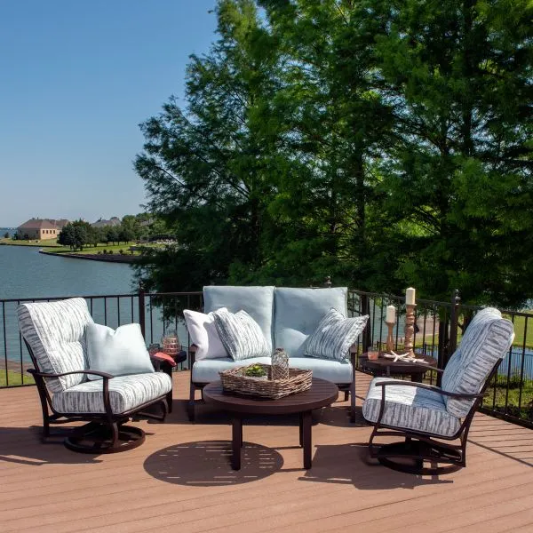Albany Love Seat Glider By Mallin