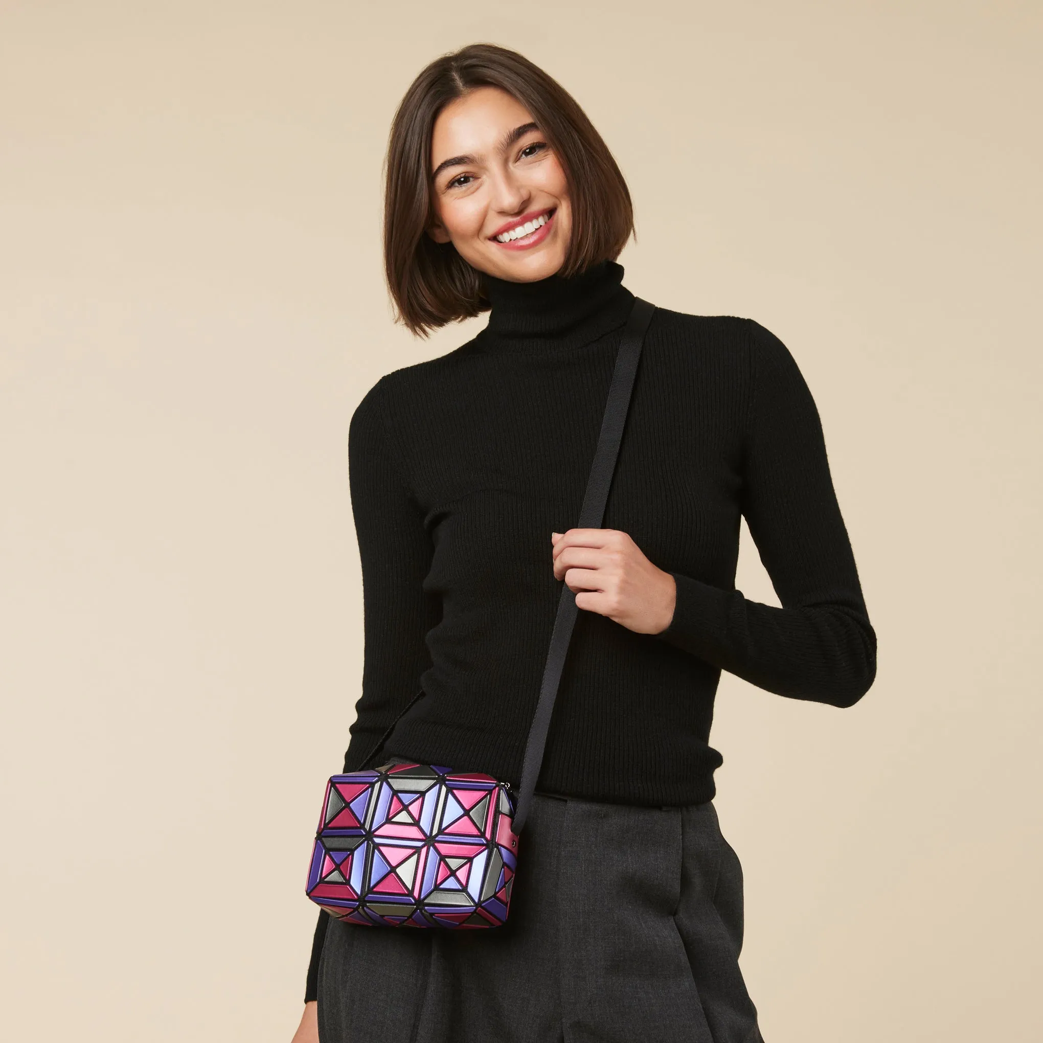 BAO BAO ISSEY MIYAKE Ensemble Shoulder Bag - Pink Mix