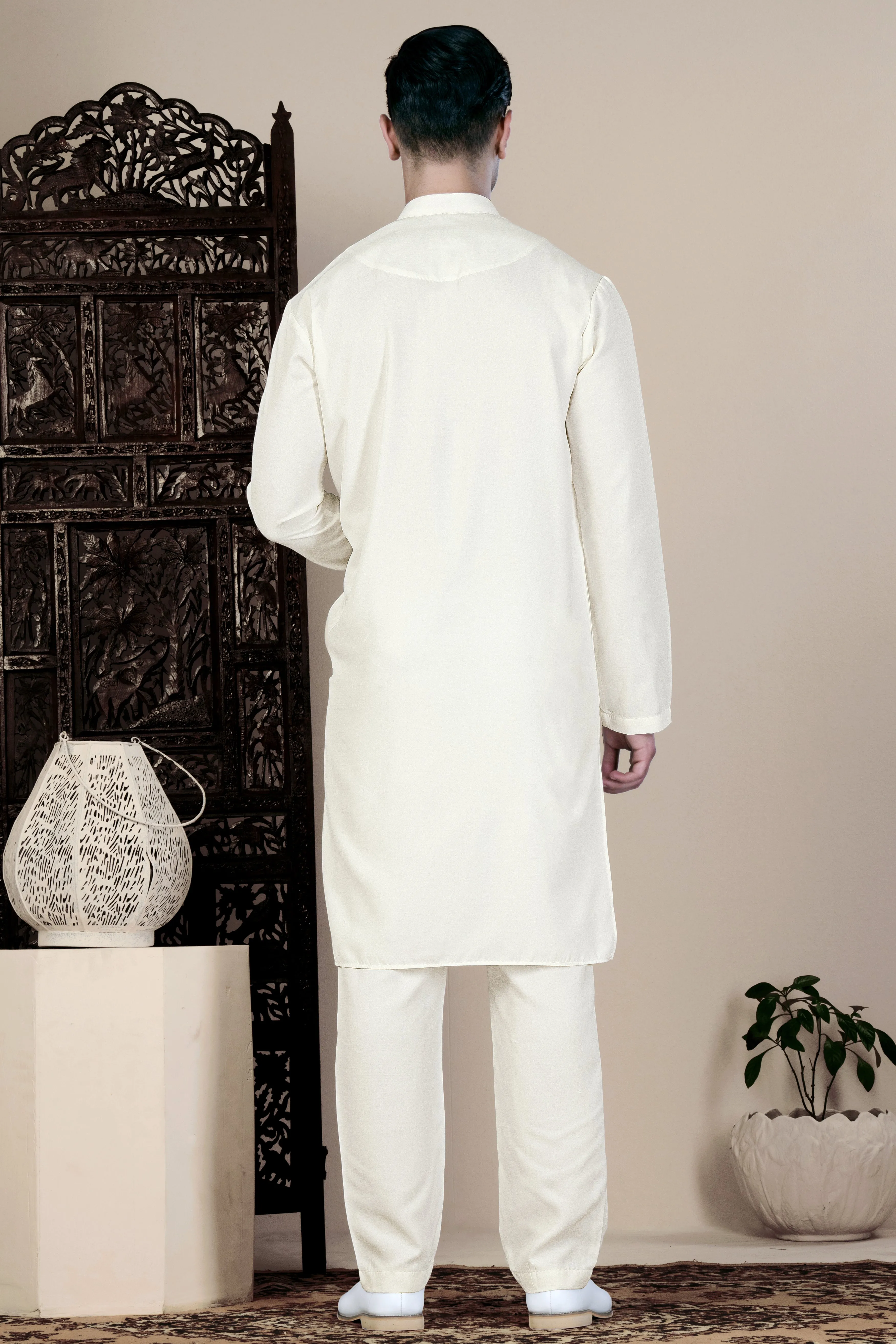 Bisque Beige Kurta