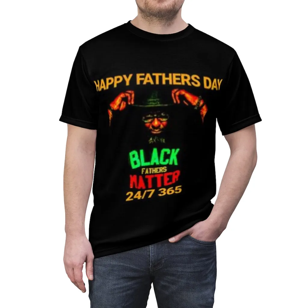 Black Fathers Matter Logo Unisex AOP Cut & Sew Tee