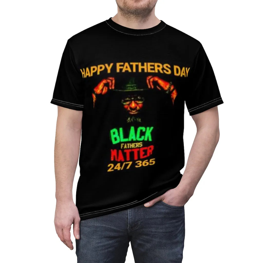 Black Fathers Matter Logo Unisex AOP Cut & Sew Tee