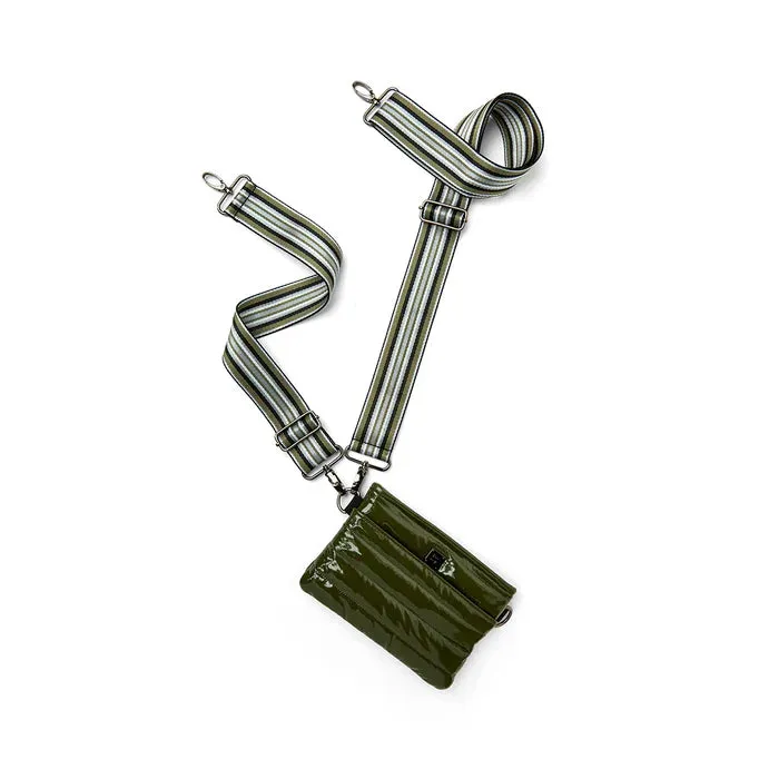 Bum Bag/Crossbody - Olive Patent