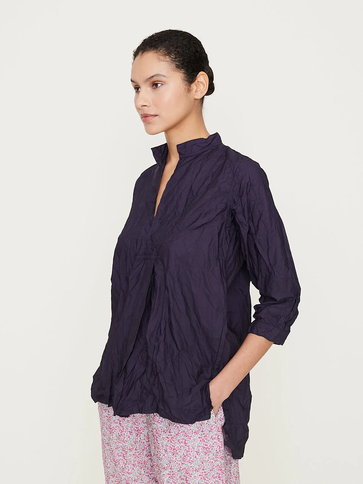 Camicia Shirt Kora Lavata in Dark Blue