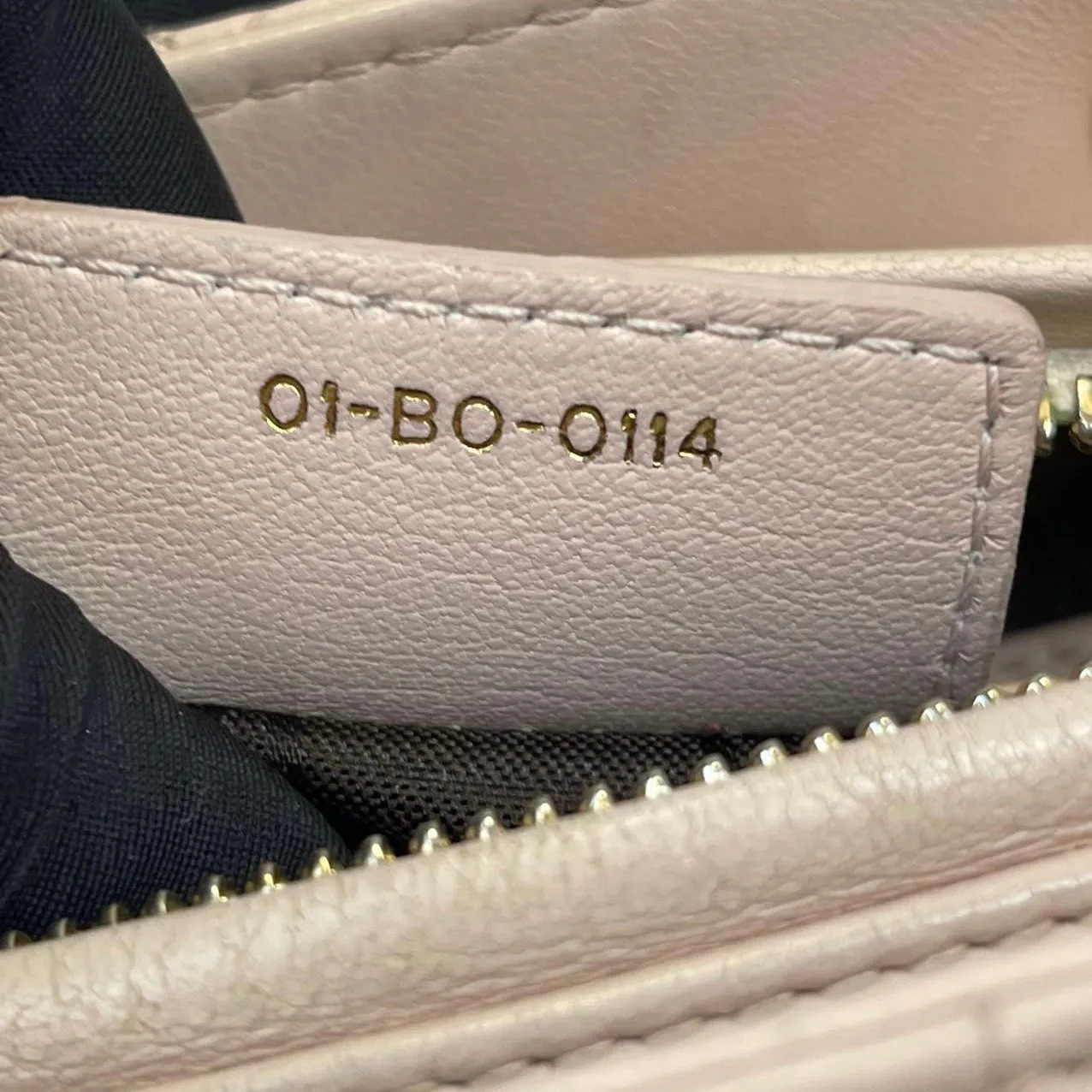 Cannage Lady Dior Medium Light Pink GHW