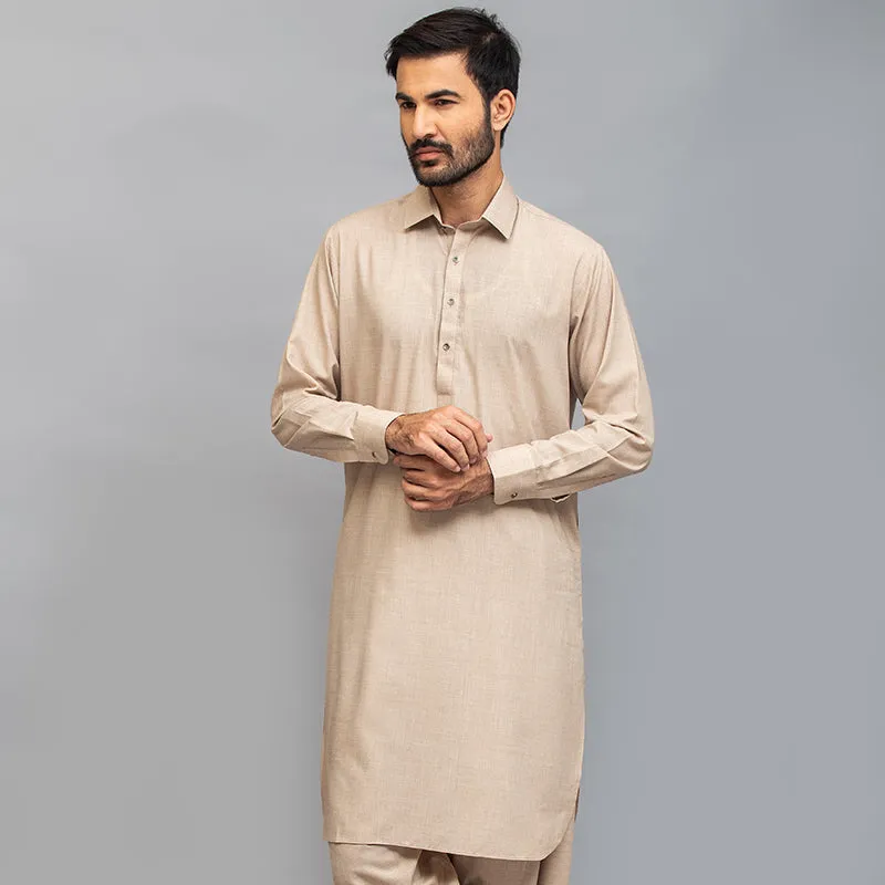 Chalk Beige Shalwar Kameez