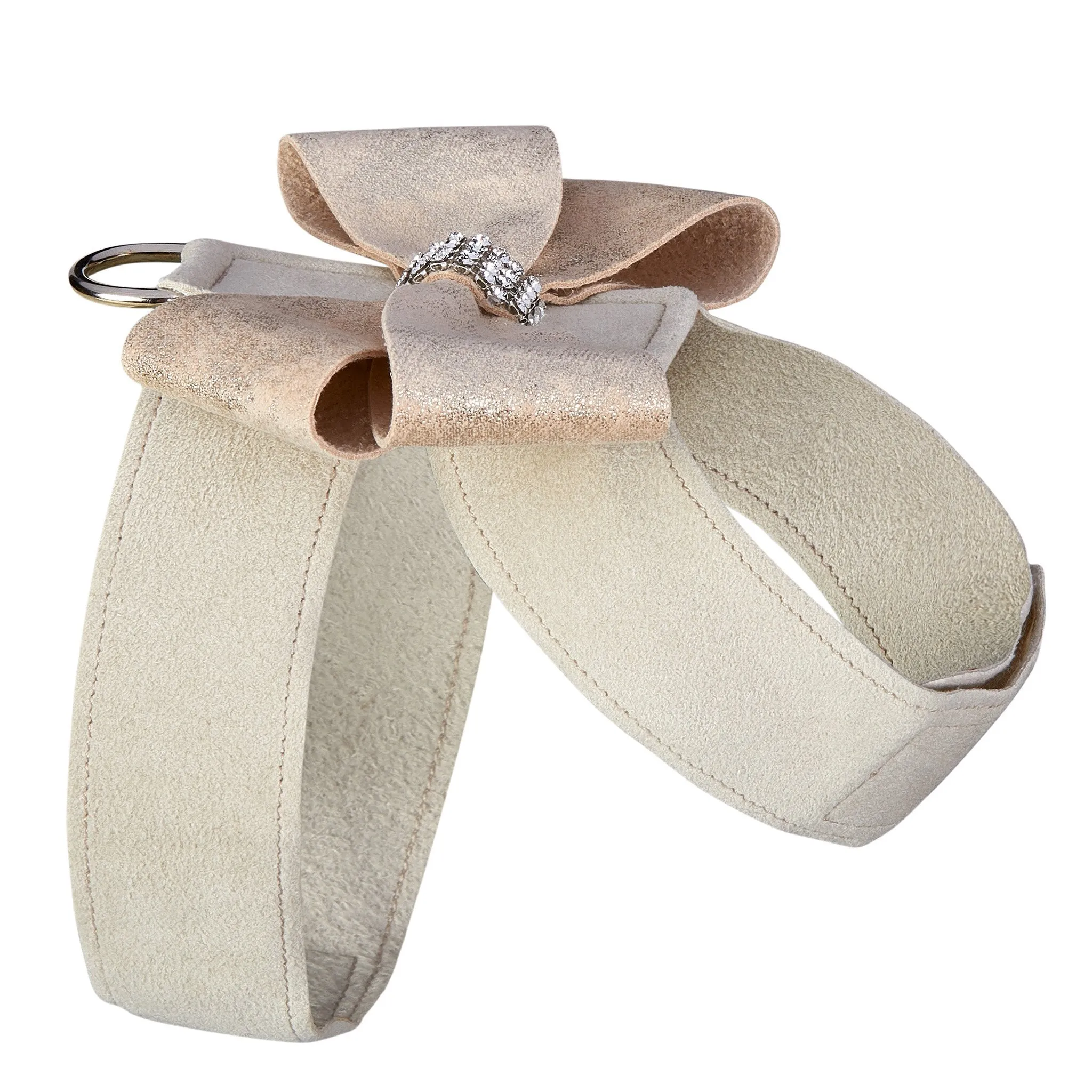 Champagne Glitzerati Nouveau Bow Tinkie Harness