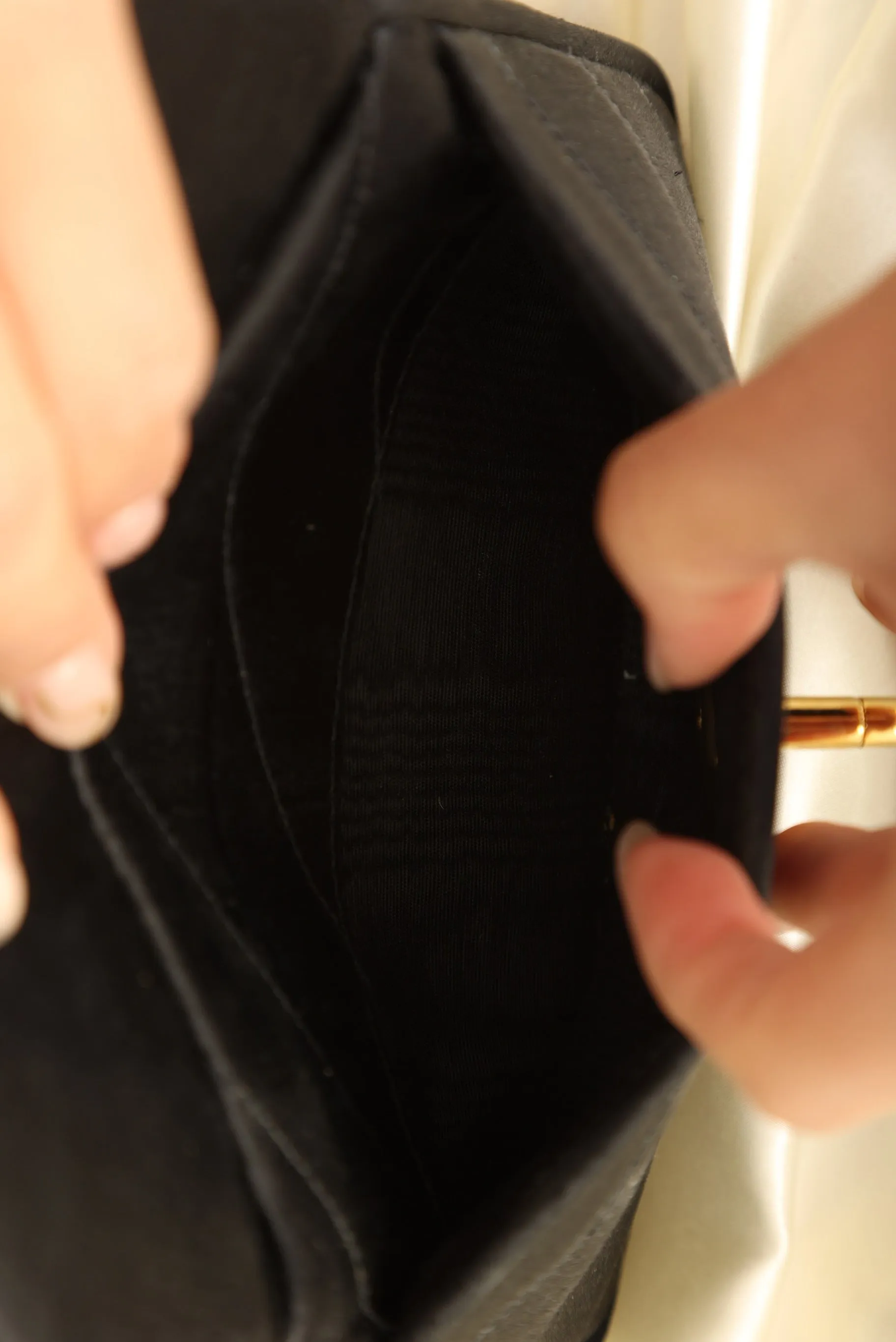 Chanel 1994 Satin Turnlock Mini Camera Bag