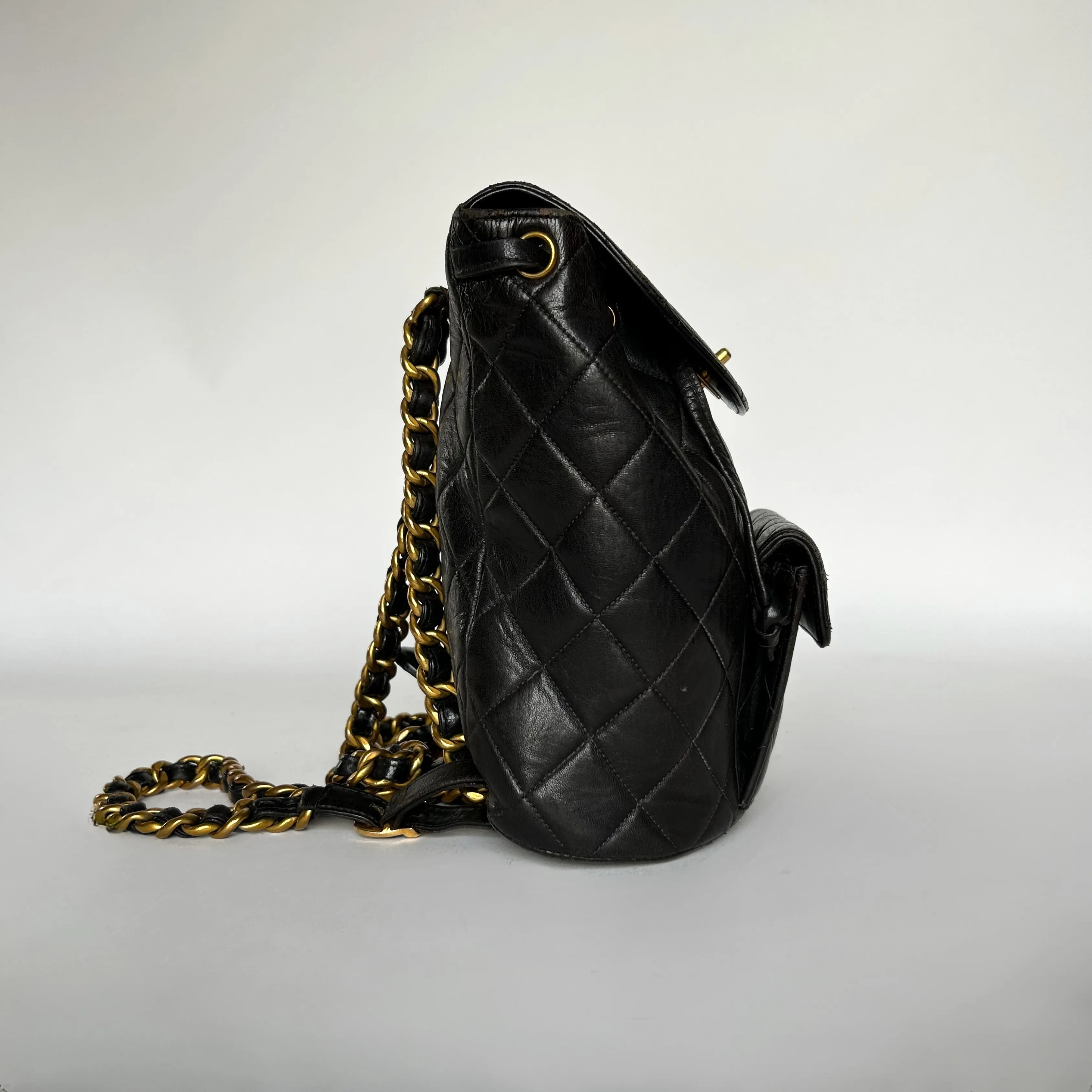 Chanel Duma Backpack Patent Leather