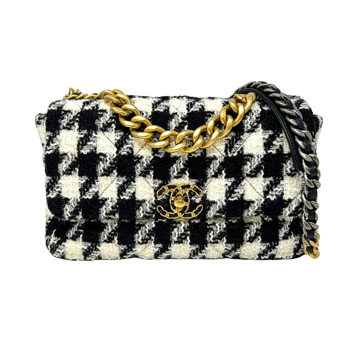 Chanel Large Tweed 19 Flap Bag