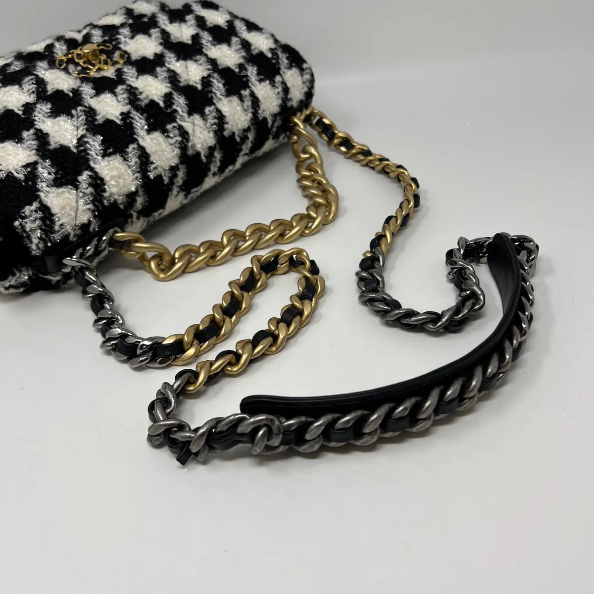 Chanel Large Tweed 19 Flap Bag