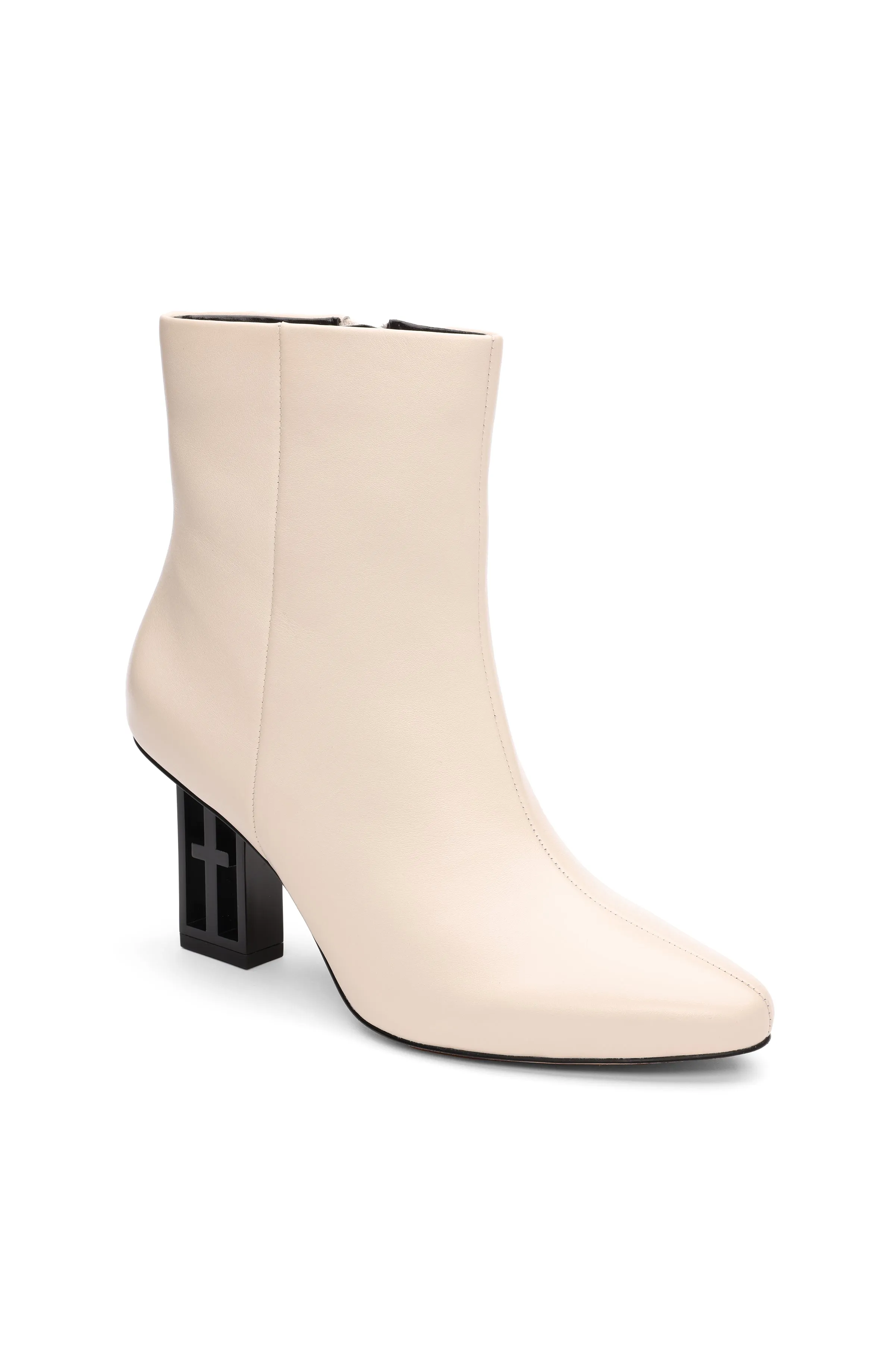 CLAREMONT ICON HEEL SIDE ZIP BOOTIE