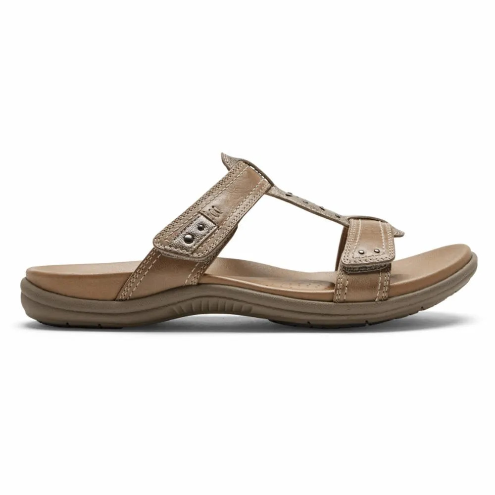 Cobb Hill RUBEY SLIDE TAUPE MULTI LTHR