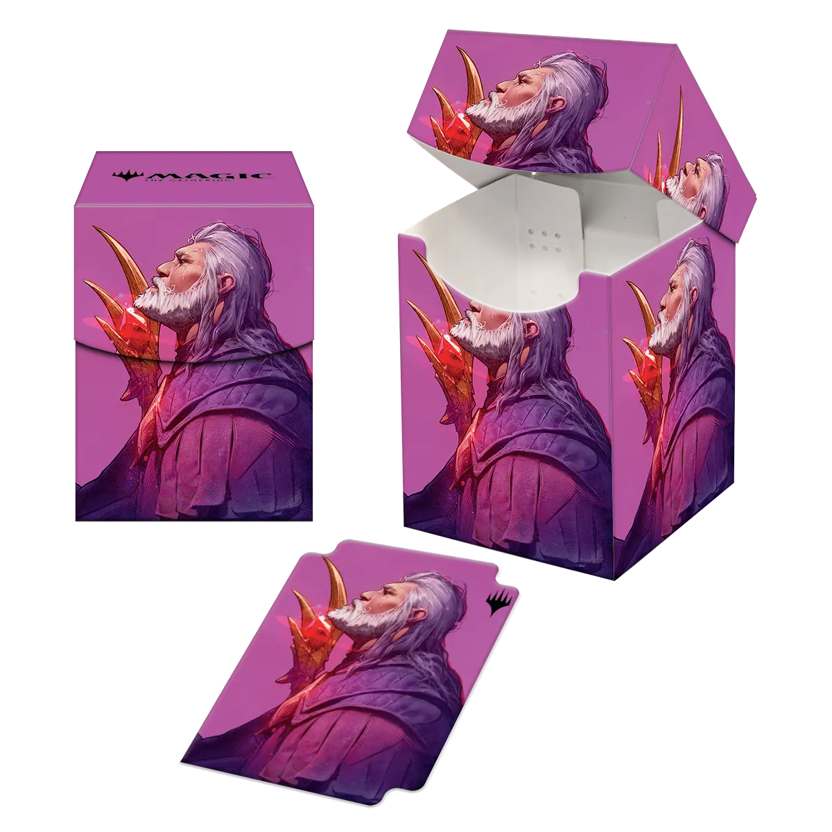 Commander Masters Urza, Lord High Artificer 100  Deck Box for Magic: The Gathering