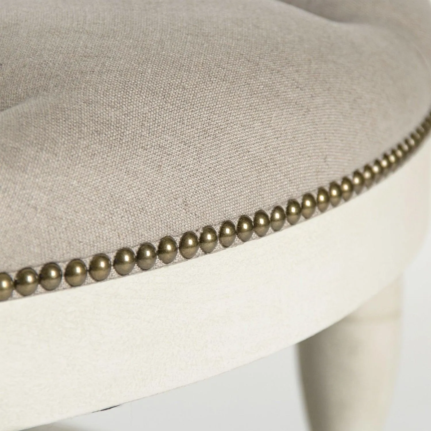 Cosmo Tufted Round Ottoman