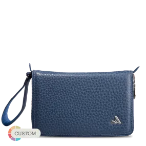 Customizable Leather Lucy Clutch - Premium Leather Lady Clutch for iPhone 7, 8 & 4,7" smartphones only