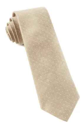 Destination Dots Champagne Tie