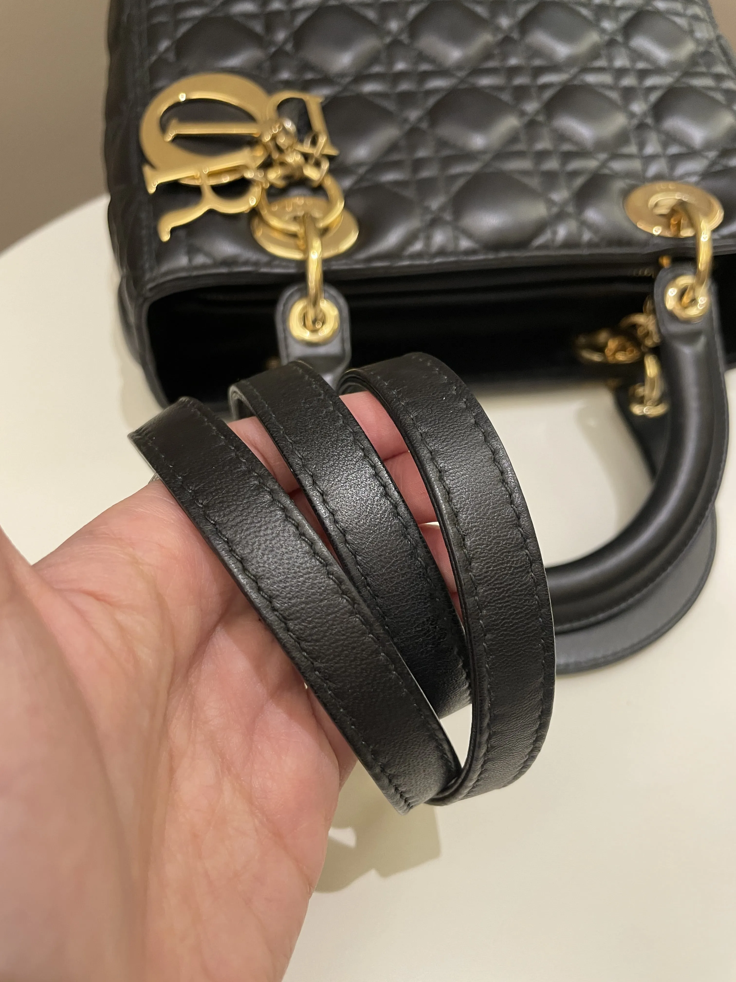 Dior Classic Lady Dior Black Lambskin