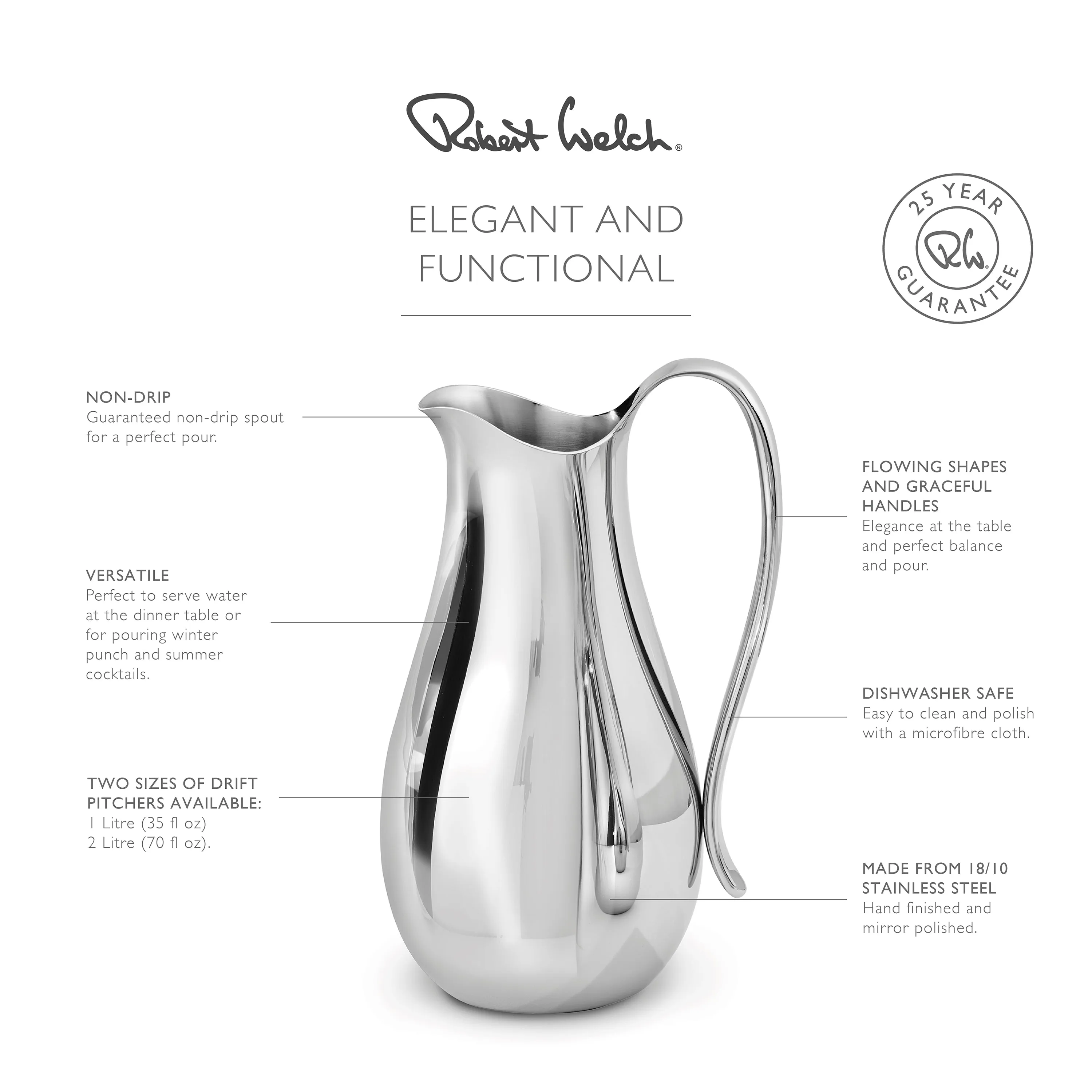 Drift Pitcher, 2 Litre