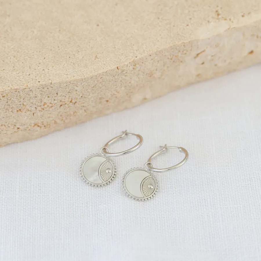 Eclipse Earrings in Silver