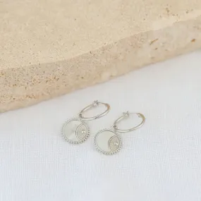 Eclipse Earrings in Silver