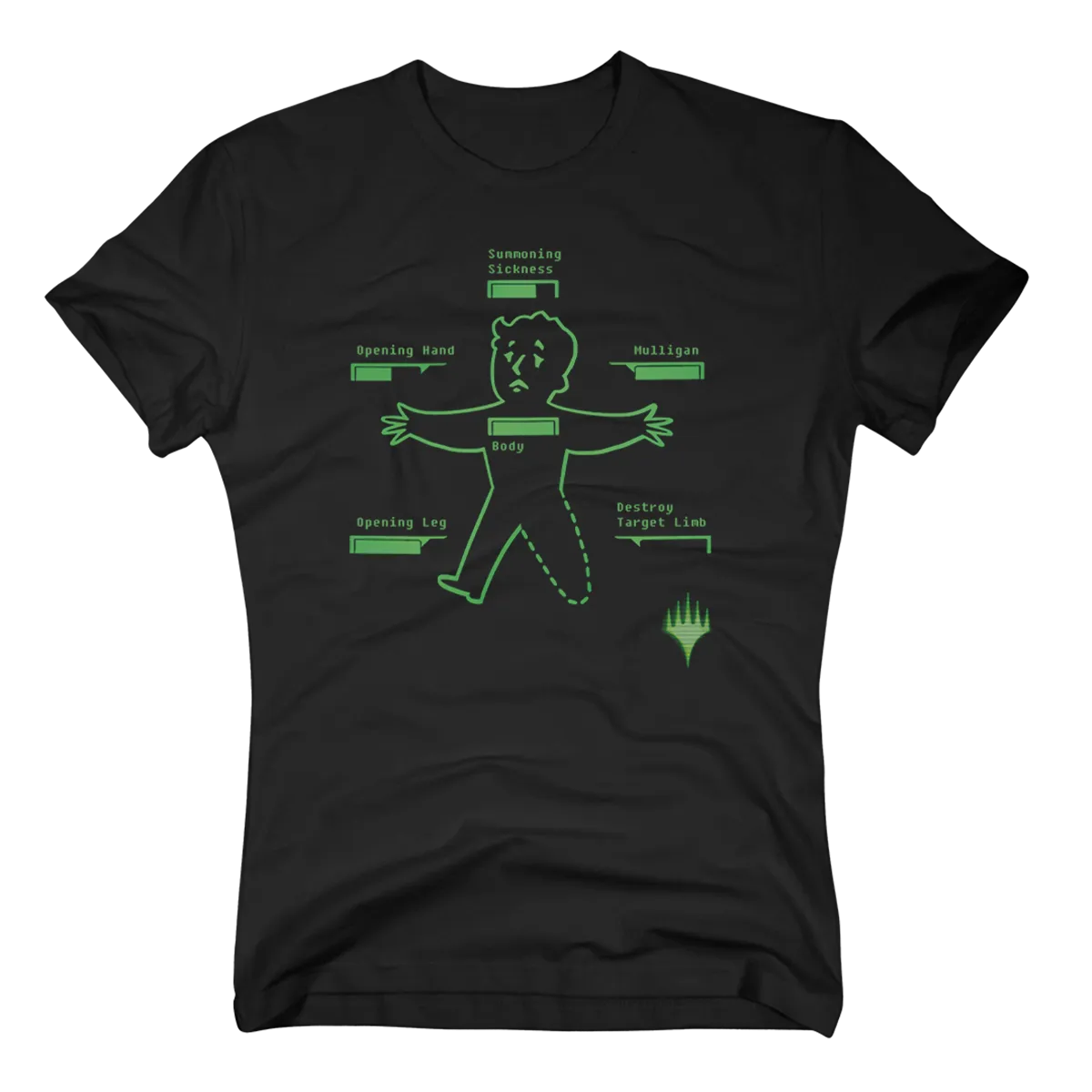 Fallout® Inventory Management Printed Graphic Tee for Magic: The Gathering