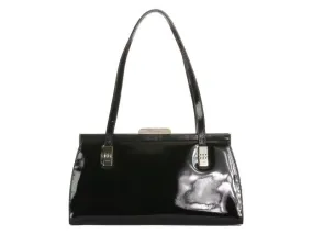Ferragamo Black Patent Bag