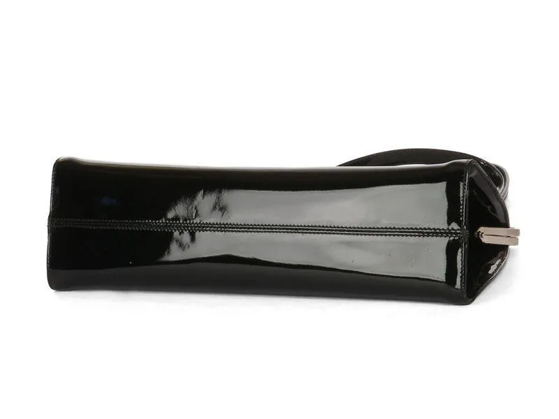 Ferragamo Black Patent Bag