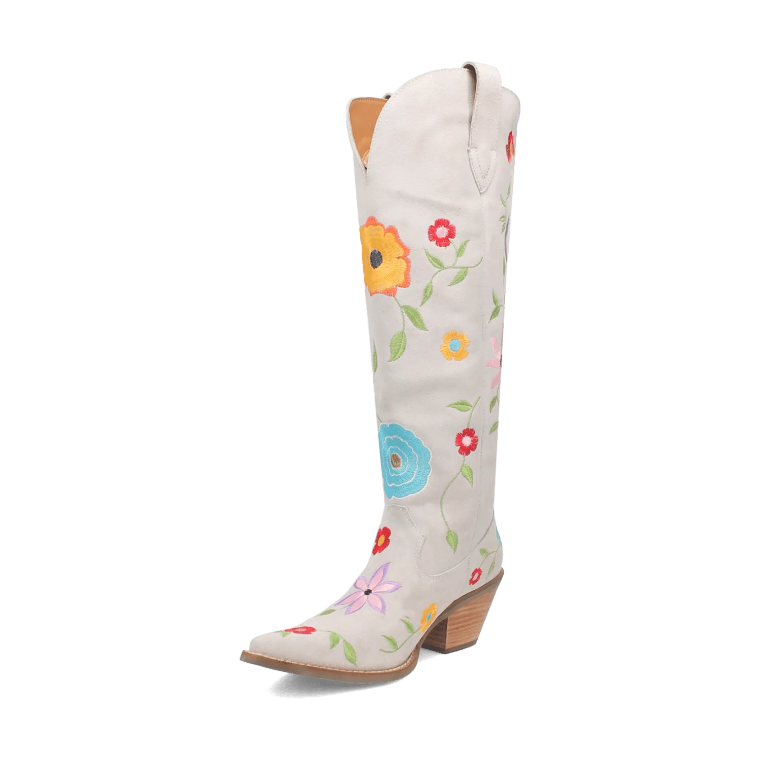 FLOWER POWER SUEDE BOOT