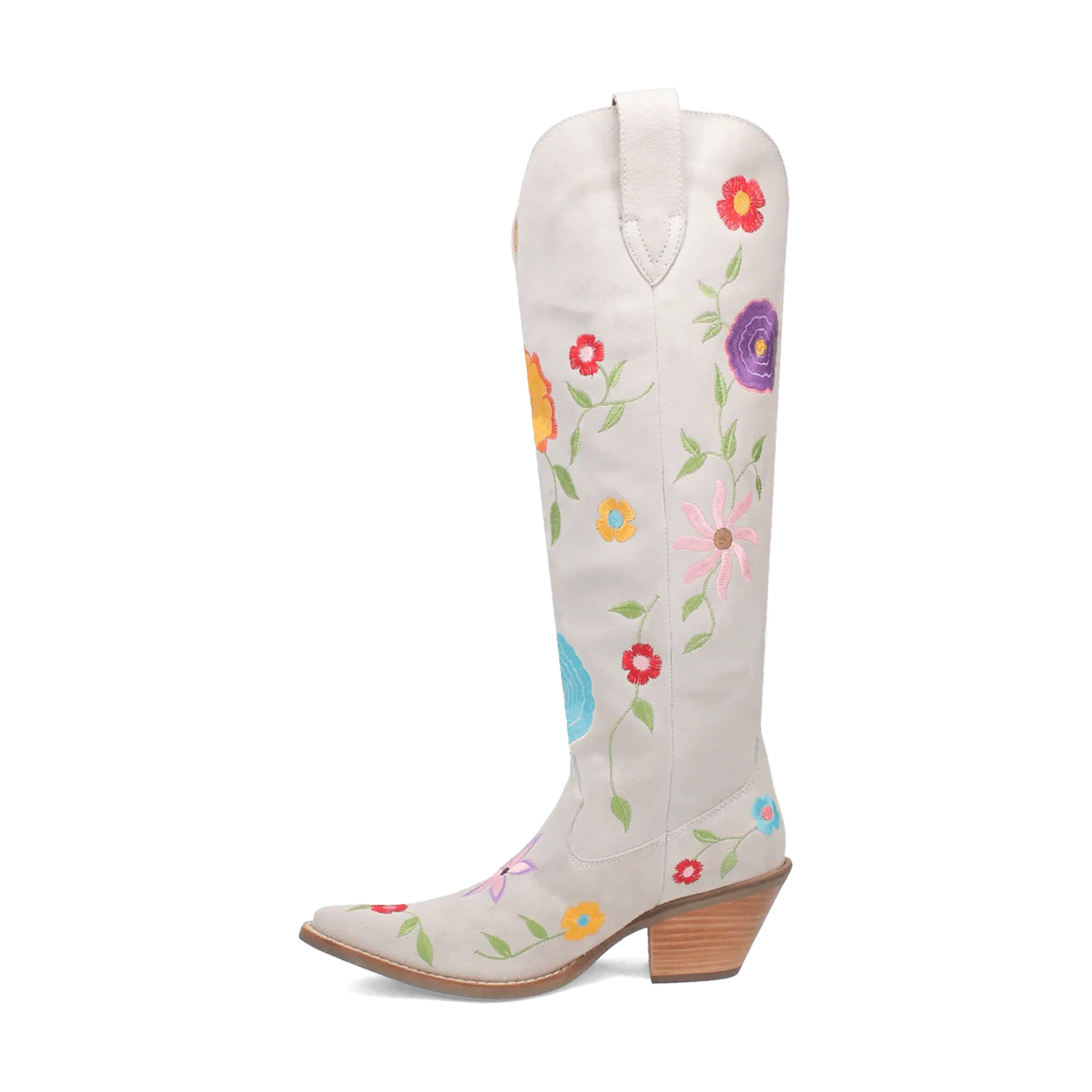 FLOWER POWER SUEDE BOOT