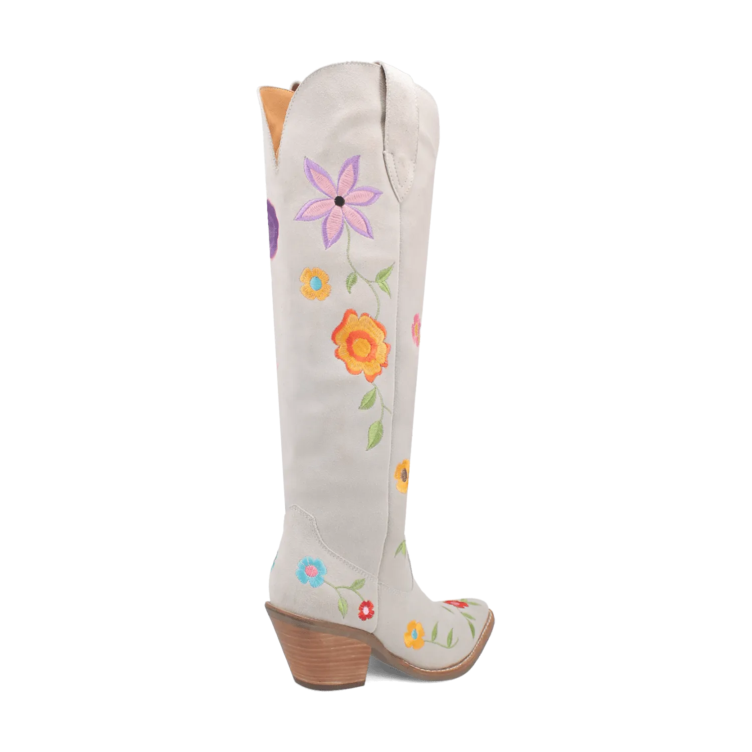 FLOWER POWER SUEDE BOOT