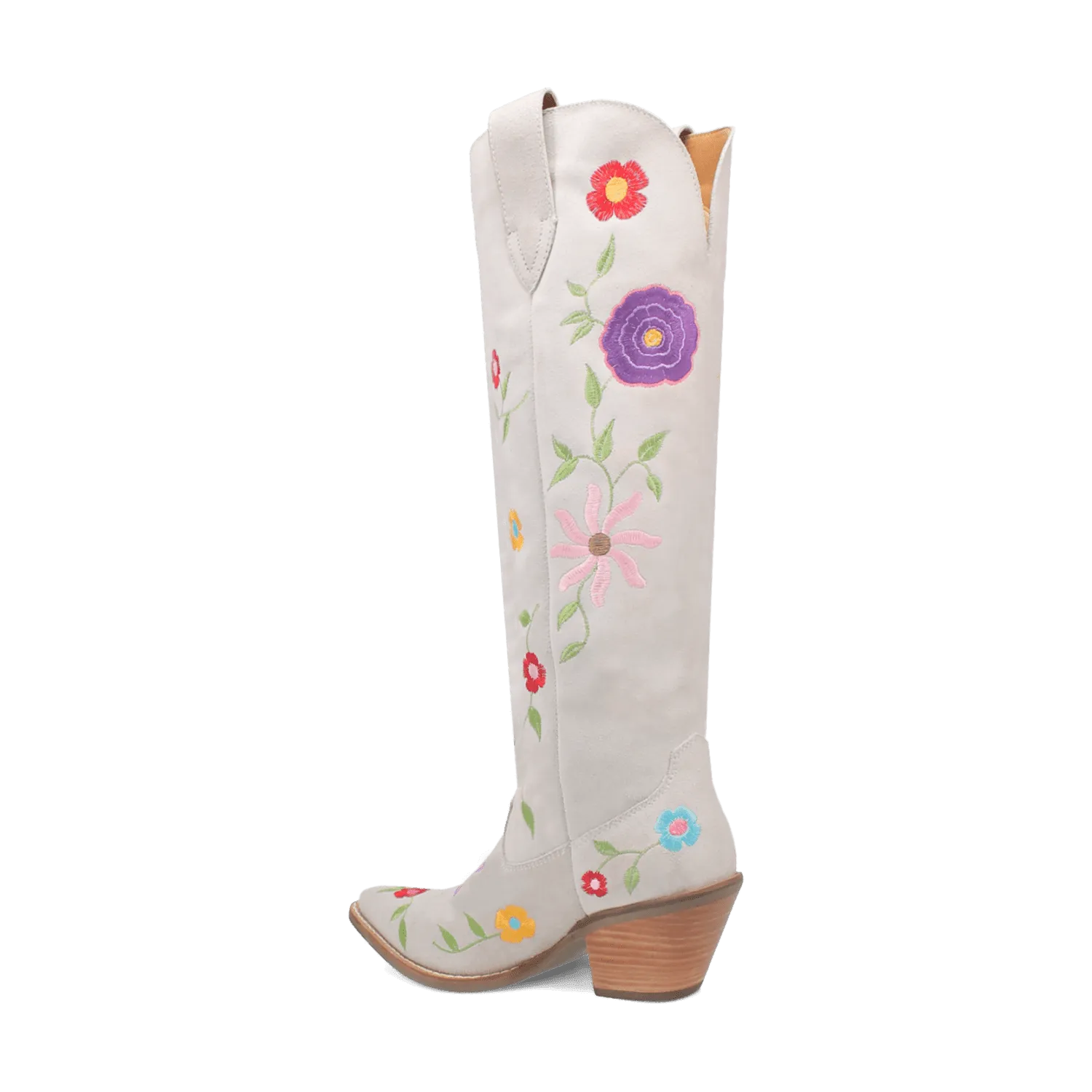 FLOWER POWER SUEDE BOOT