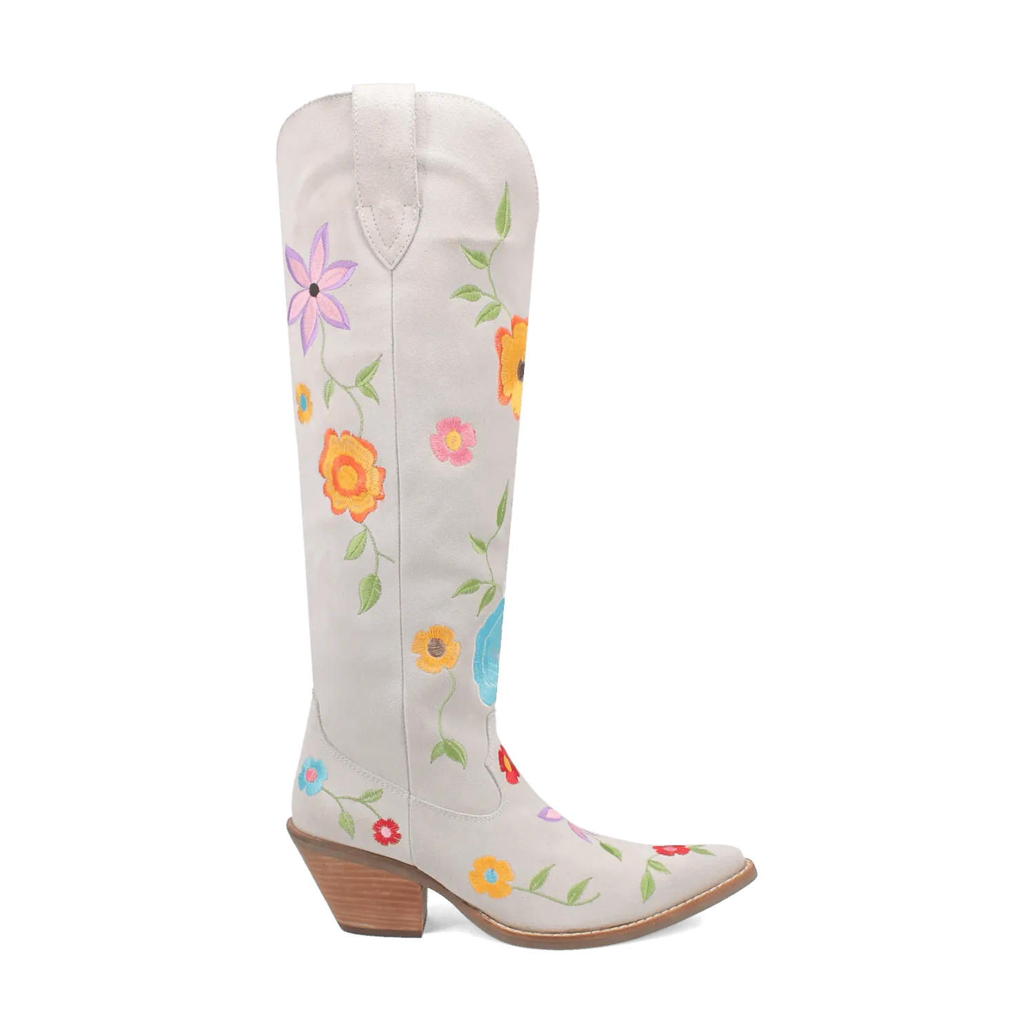 FLOWER POWER SUEDE BOOT