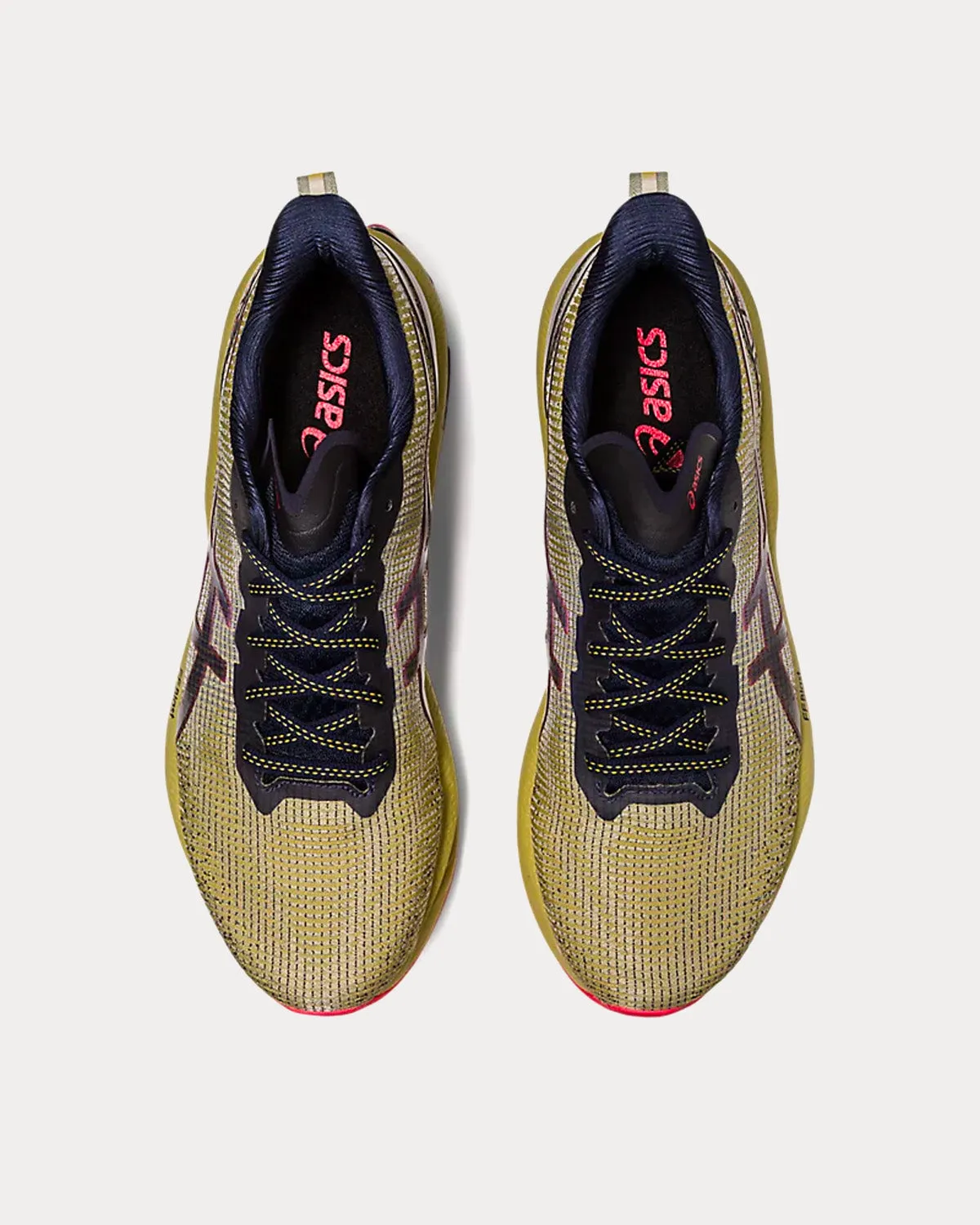 Gel-Kinsei Blast LE 2 Olive Oil / Electric Red Running Shoes