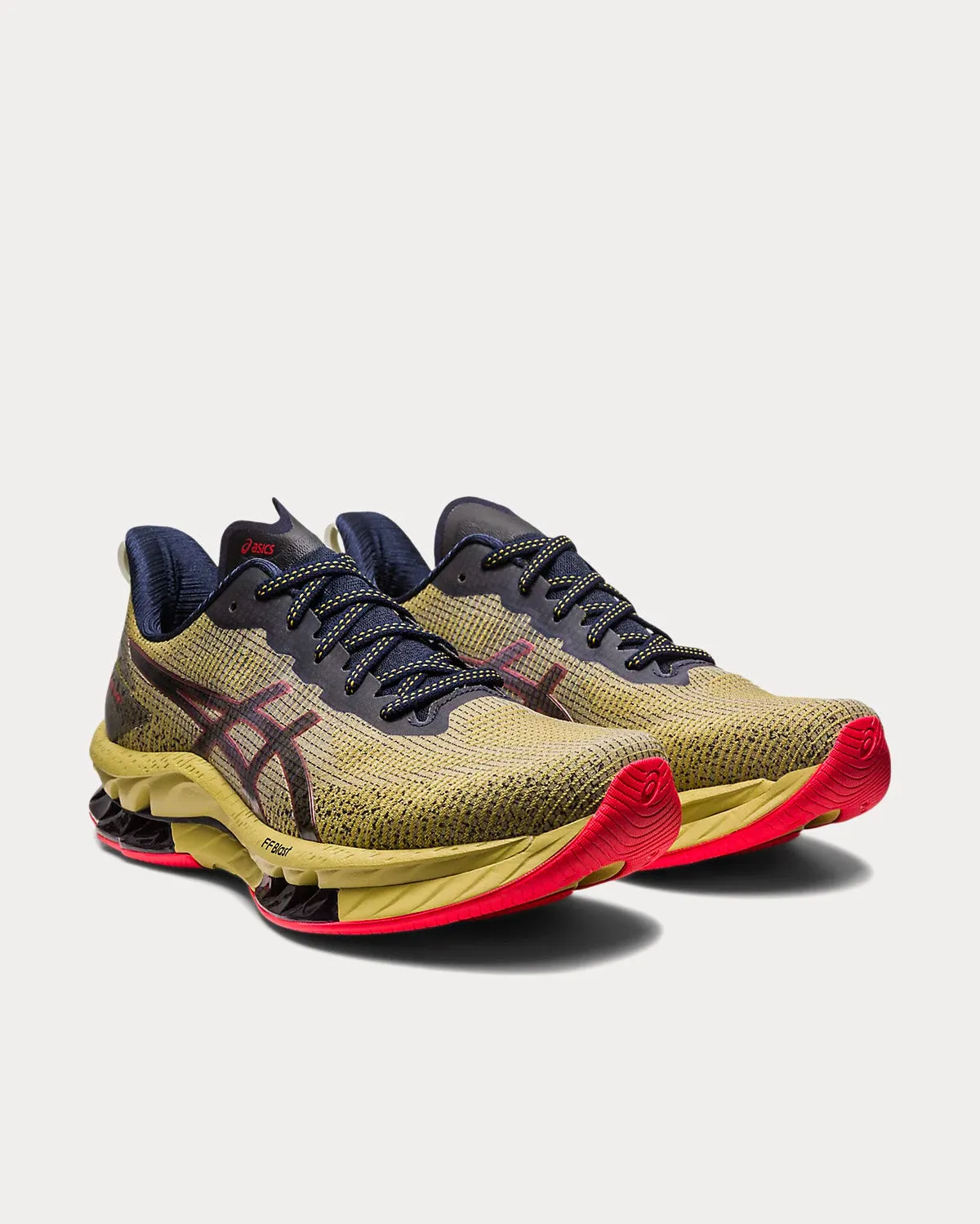 Gel-Kinsei Blast LE 2 Olive Oil / Electric Red Running Shoes