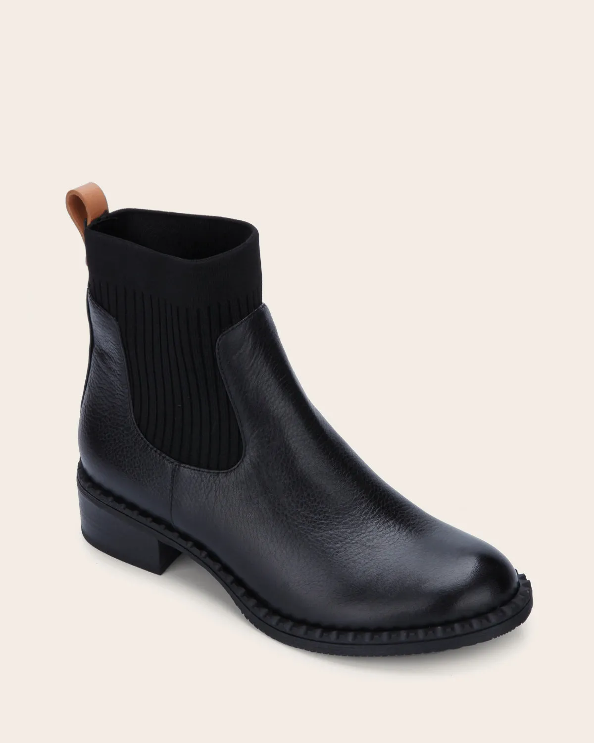 GENTLE SOULS - Best Chelsea Leather Sock Bootie