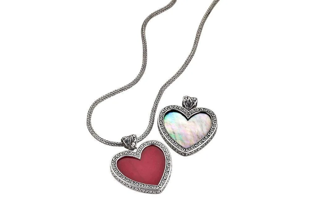 Heart Reef Pendant- Mother Of Pearl