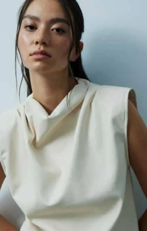 Honore Drape Neck Top
