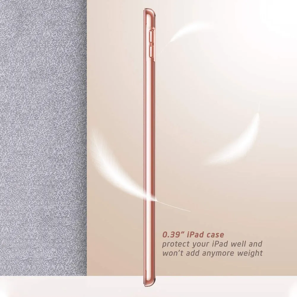 iPad 10.2 inch (2019 | 2020 | 2021) i-Folio Lite Stand Case-Rose Gold