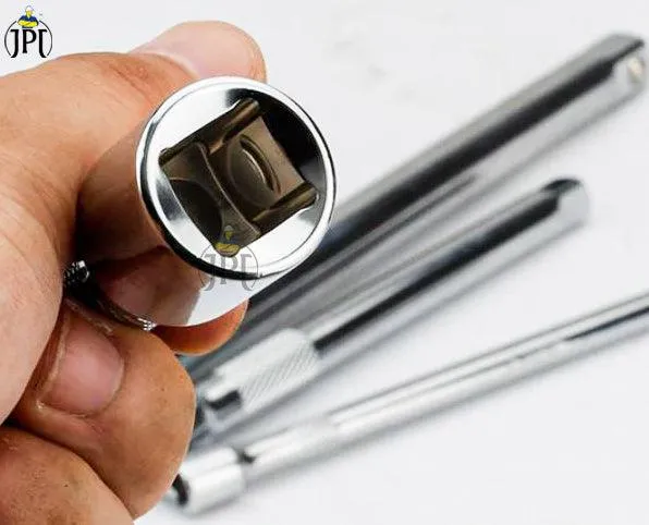 JPT 3 Pcs Socket Handle, Square Drive T Handle & L Socket Handle Set for 1/2" Drive Sockets
