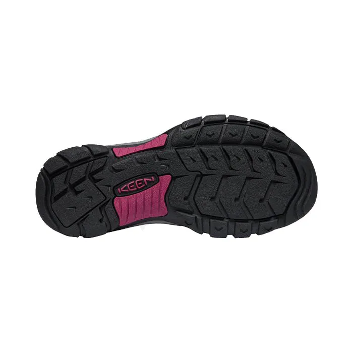 Keen Newport Sandal - Black / Raspberry Wine