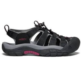 Keen Newport Sandal - Black / Raspberry Wine
