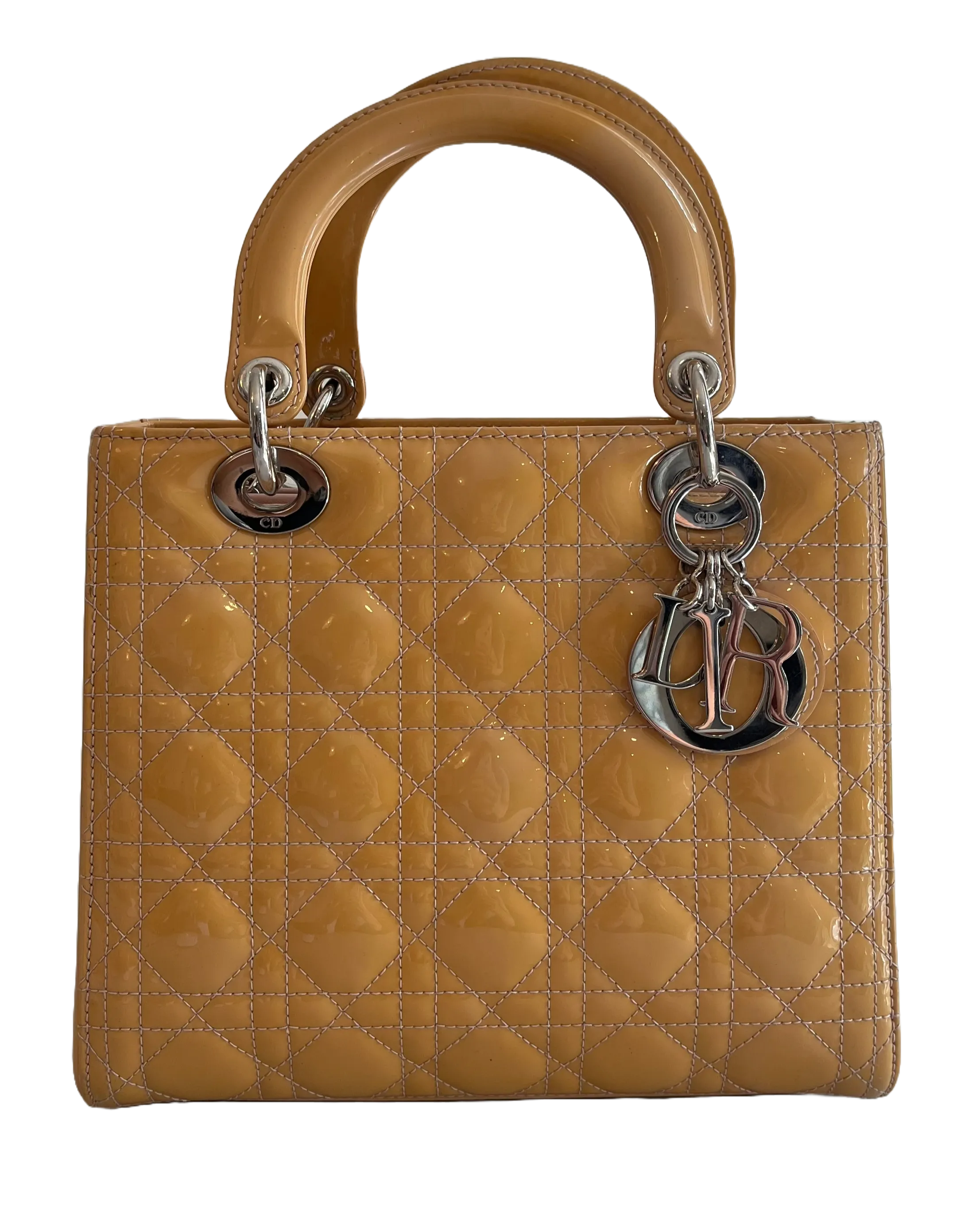 Lady Dior Bag Medium, Patent Leather