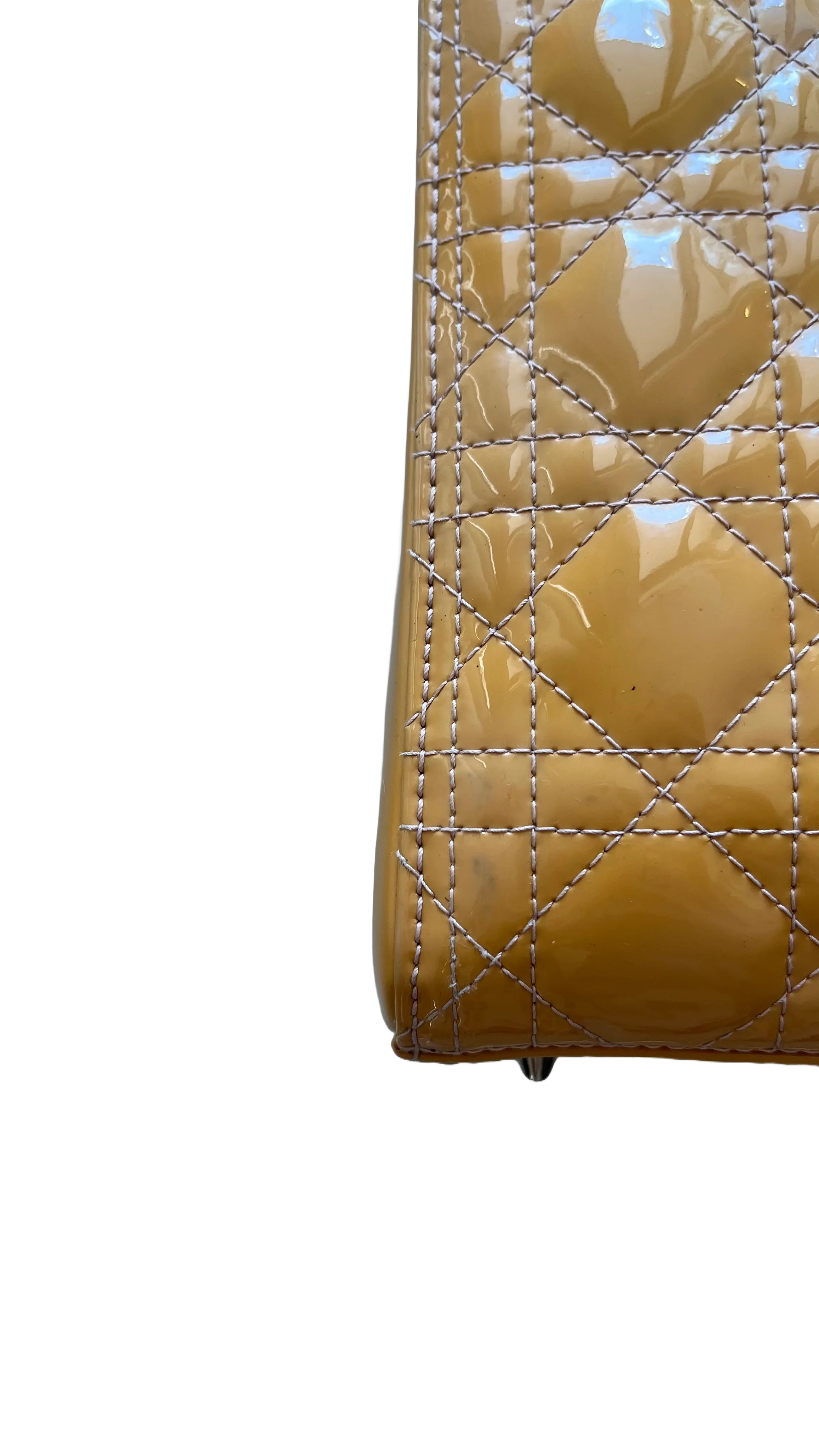 Lady Dior Bag Medium, Patent Leather