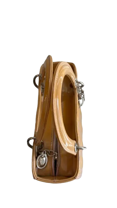 Lady Dior Bag Medium, Patent Leather