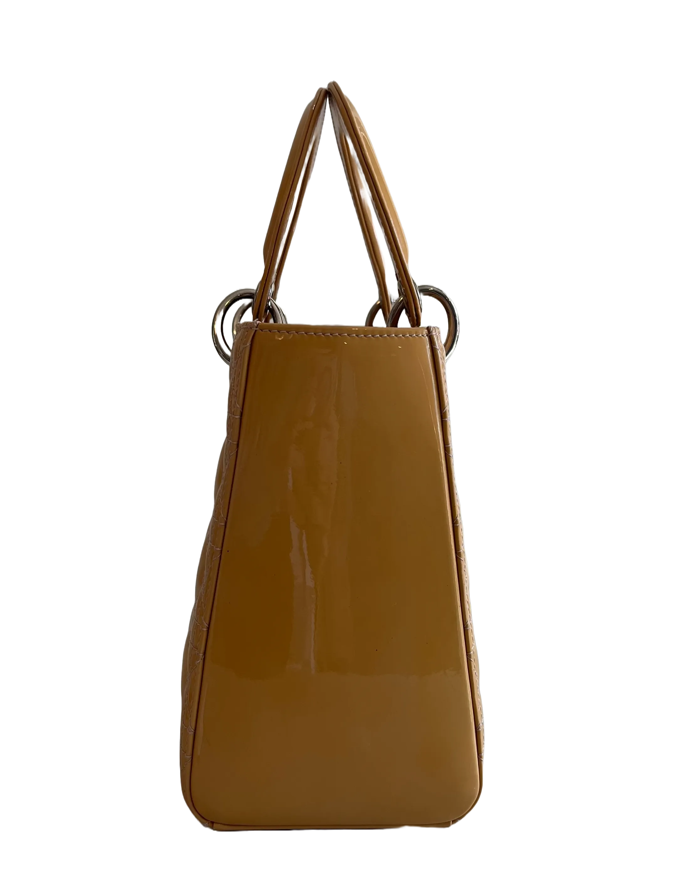 Lady Dior Bag Medium, Patent Leather