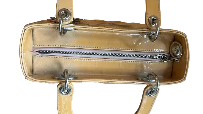 Lady Dior Bag Medium, Patent Leather