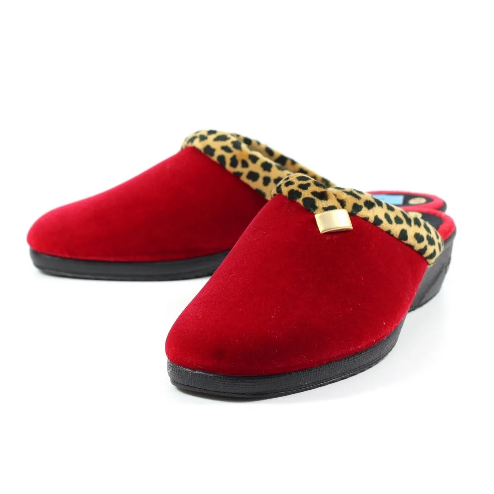 Leopard Michelle Mule