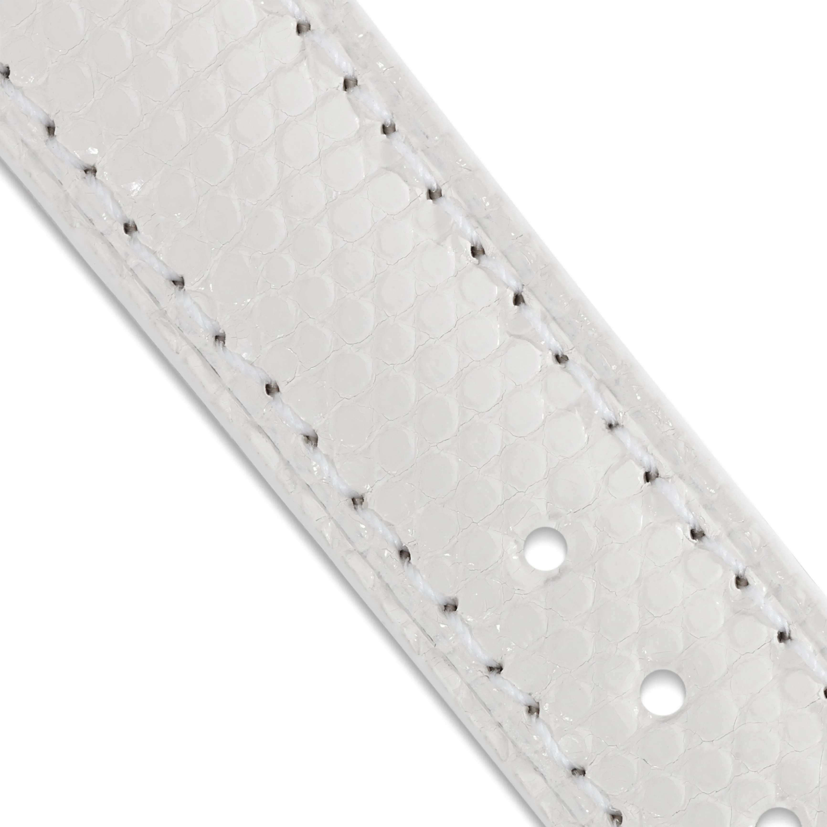 Lizard Ladies Strap - White