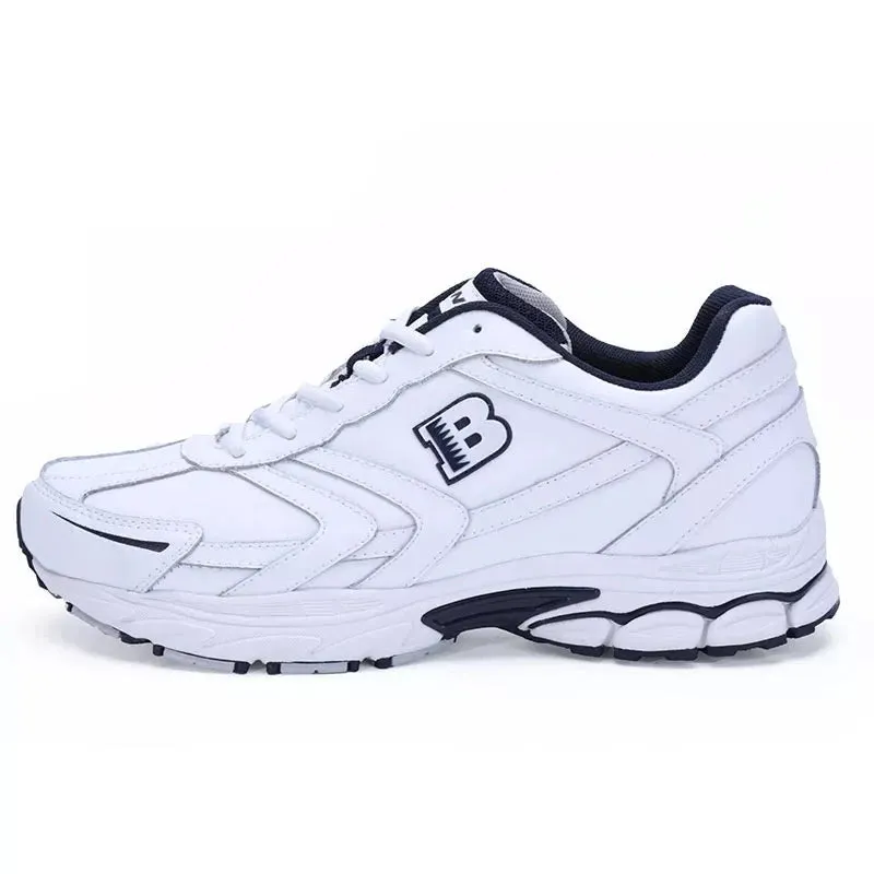 Men's 100% Polyester Lace-Up Solid Pattern Casual Running Shoes