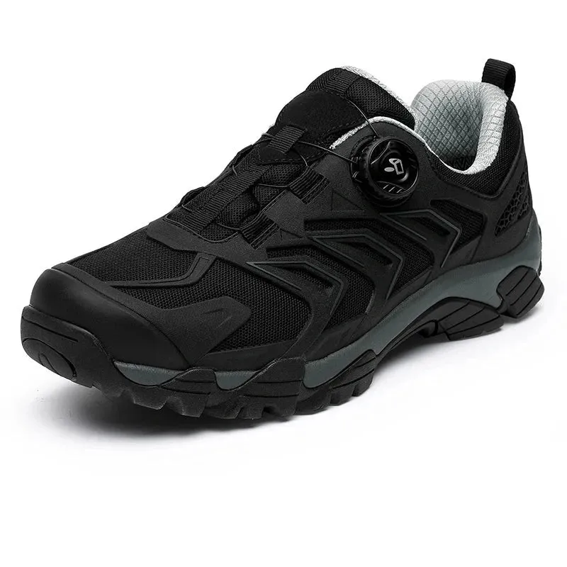 Men's Genuine Leather Breathable Patchwork Pattern Casual Sneakers